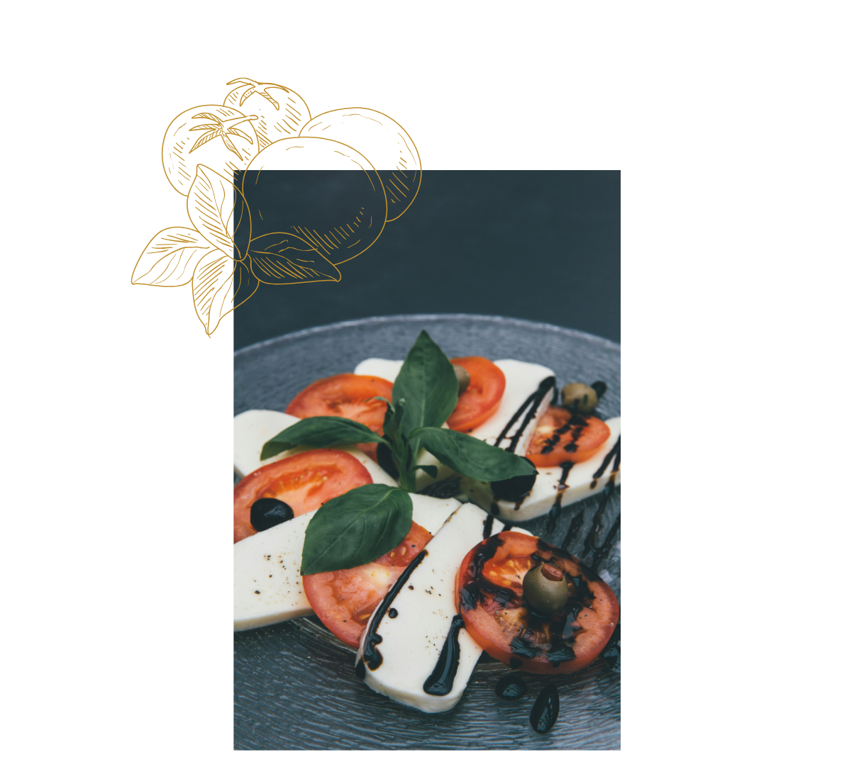 Salade tomates et mozzarella un classique de la cuisine italienne - 14 Cors Crans Montana